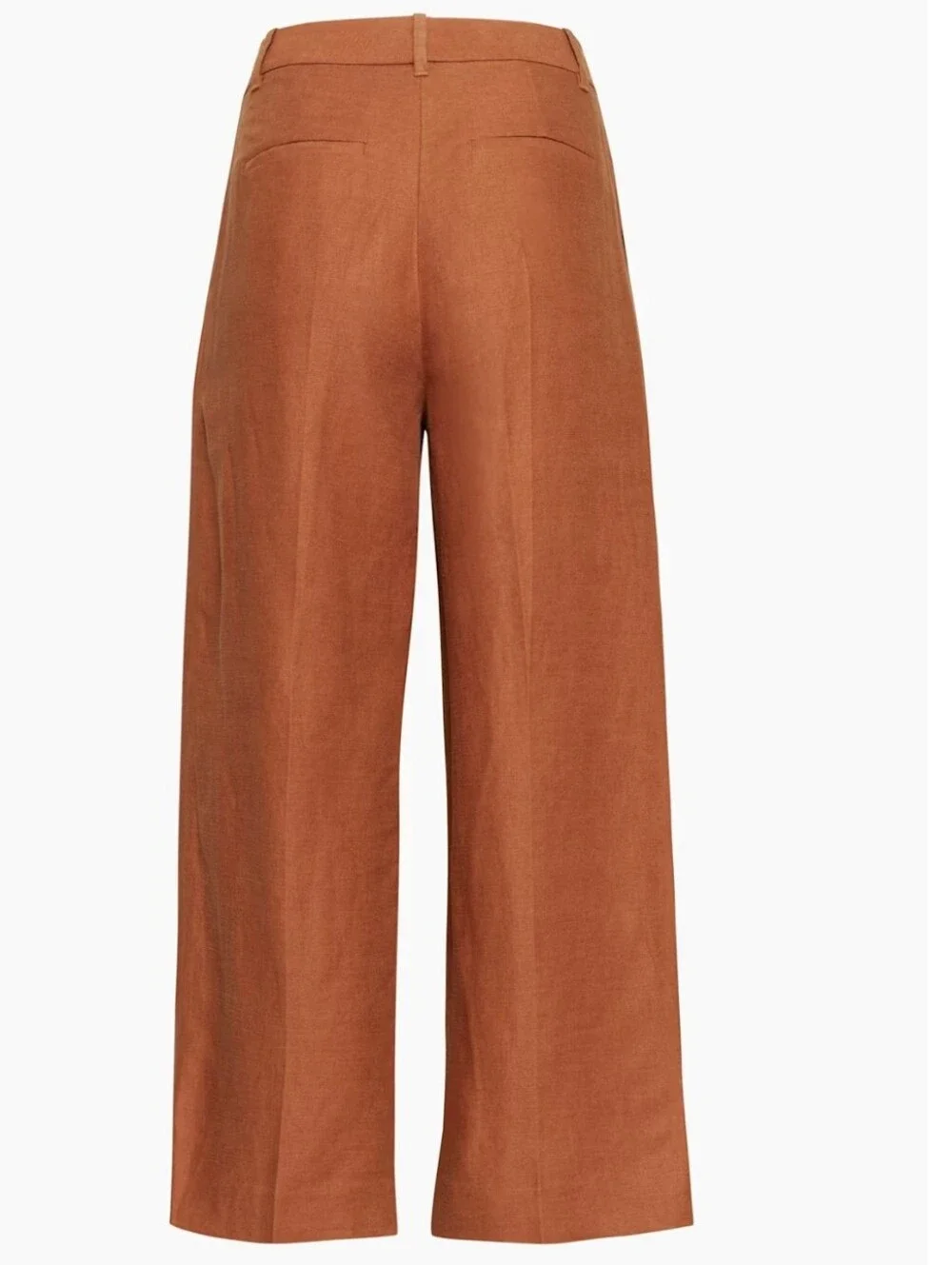 NWOT Wilfred Aritzia The Effortless Pant Cropped Cruise Linen Blend Sz 6